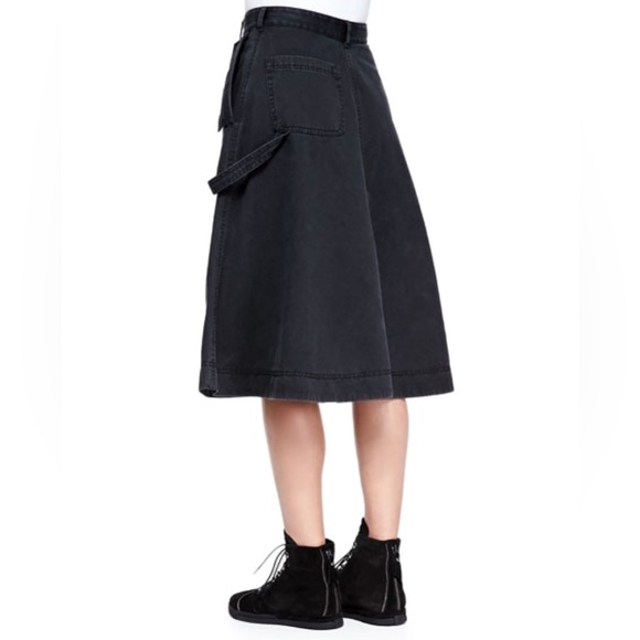 Marc Jacobs Black Denim Cargo Utility Skirt - Picture 2 of 3